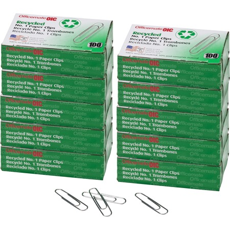 Wholesale Paper Clips: Discounts on Officemate OIC Recycled Paper Clips OIC99961