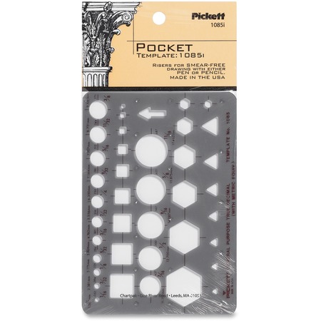 Wholesale Chartpak Stencils: Discounts on Chartpak General Purpose Pocket Template CHA1085I
