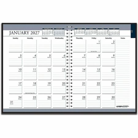 Wholesale Weekly/Monthly Planners: Discounts on House of Doolittle Tabbed Wirebound Weekly/Monthly Planner HOD28302