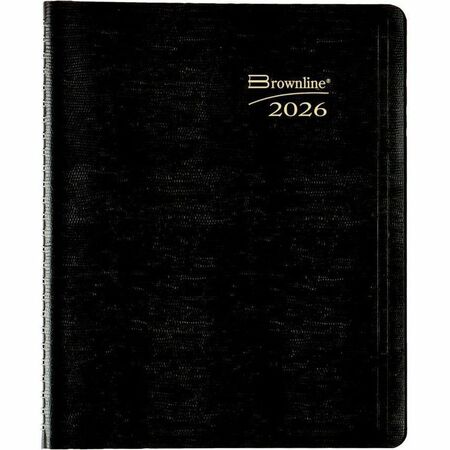 Wholesale Monthly Calendars: Discounts on Brownline Soft Cover 14-month Monthly Planner REDCB1200BLK