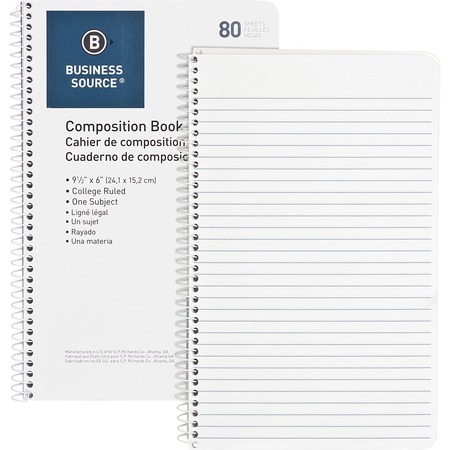 Wholesale Notebooks: Discounts on Business Source College Ruled Composition Books BSN10966