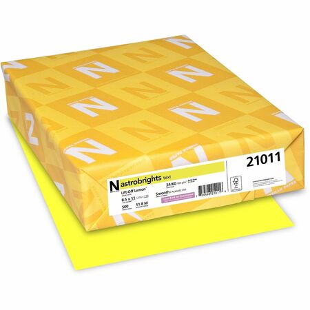 Astrobrights Laser, Inkjet Colored Paper - Lemon (Yellow) WAU21011