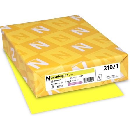 Astrobrights Laser, Inkjet Printable Multipurpose Card - Lemon (Yellow) WAU21021