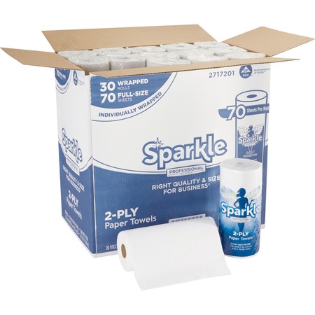 Wholesale Sparkle Paper Towels: Discounts on Sparkle ps Sparkle Premium Roll Towels GPC2717201CT