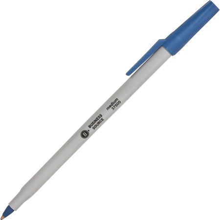 Wholesale Pens: Discounts on Business Source Medium Point Ballpoint Stick Pens BSN37500