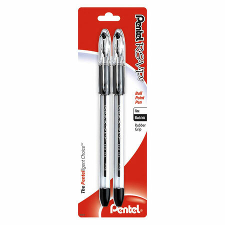 Pentel Rsvp Stick Pen - Fine Pen Point Type - Black Ink