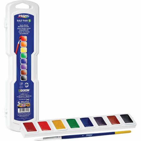 Wholesale Watercolors: Discounts on Prang Half Pan Watercolor Set DIX08000