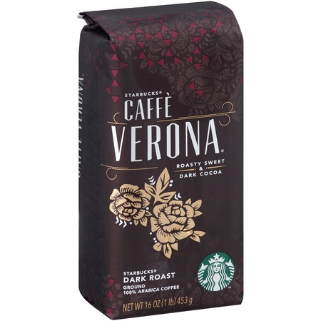 Starbucks 1 lb. Cafe Verona Dark Roast Ground Coffee Ground