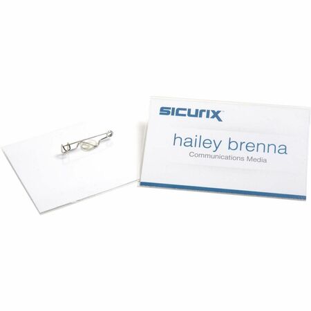 Wholesale Name Badge Kits: Discounts on Baumgartens SICURIX Pin-Style Name Badge Kit BAU67671