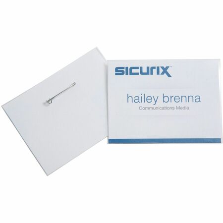 Wholesale Name Badge Kits: Discounts on Baumgartens SICURIX Pin-Style Name Badge Kit BAU67670