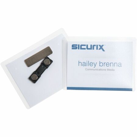 Wholesale Sign & Name Plates: Discounts on Baumgartens SICURIX Magnetic Style Name Badge BAU67665