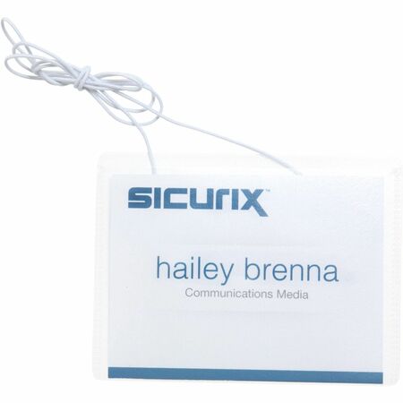 Wholesale Name Badge Kits: Discounts on Baumgartens SICURIX Hanging Style Badge Kit BAU67678