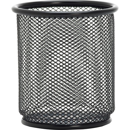 Lorell Black Mesh/Wire Pencil Cup Holder LLR84149