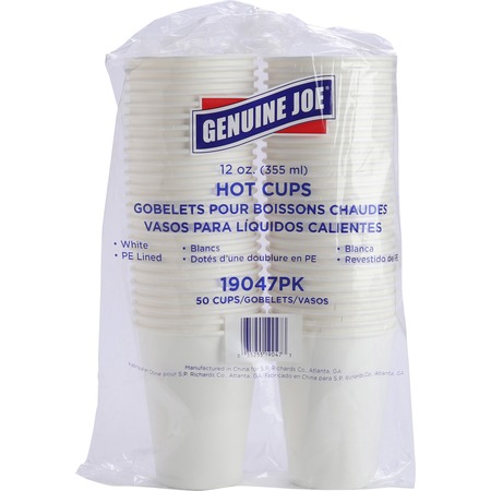 Wholesale Genuine Joe Disposable Hot Cups: Discounts on Genuine Joe Lined Disposable Hot Cups GJO19047CT