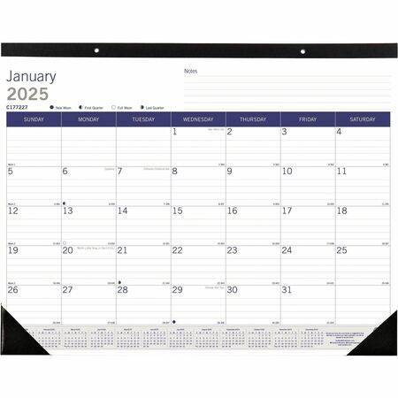 Blueline DuraGlobe Monthly Desk Pad