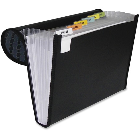 Wholesale Expanding Files: Discounts on C-Line Products 7-Pocket Letter Size Expanding File, Fashion Circle Series, 1/EA CLI56012