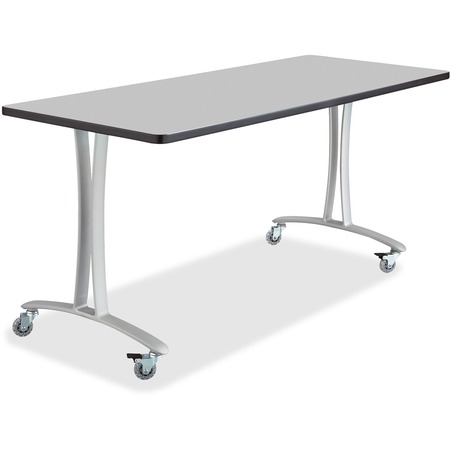 Safco Gray Rumba Training Table w/ T-legs/Casters