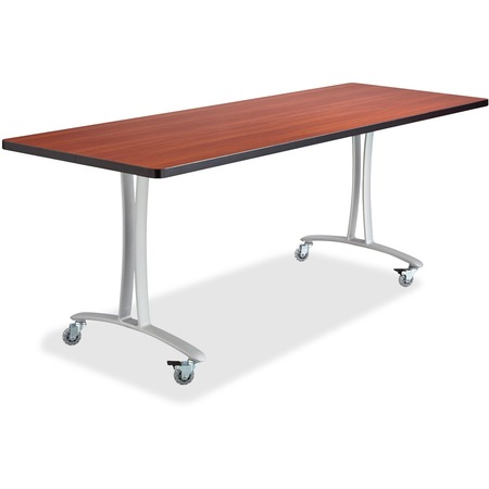 Safco Cherry Rumba Training Table with T-legs