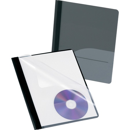 Oxford CD Pocket Clear Front Report Covers