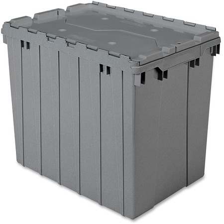 Akro-Mils Attached Lid Storage Container AKM39170GREY