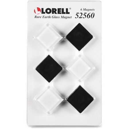 Wholesale Presentation Boards & Accessories: Discounts on Lorell Square Glass Cap Rare Earth Magnets LLR52560