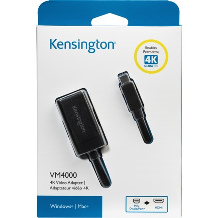 Wholesale Connector Adapters & Cables: Discounts on Kensington Mini DisplayPort to HDMI 4K Adapter KMW33985