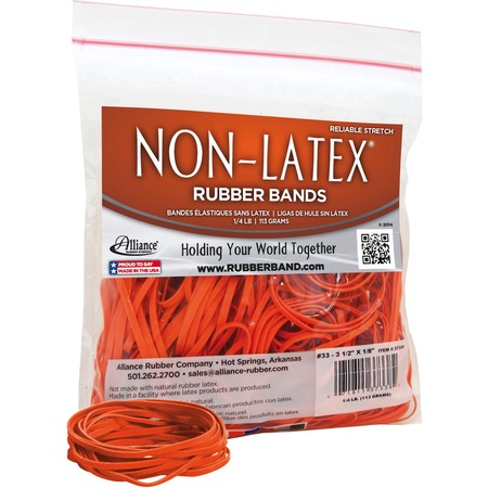 Alliance Rubber 37338 Non-Latex Rubber Bands - Size #33 ALL37338