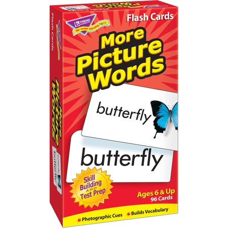 Trend More Picture Words Skill Drill Flash Cards