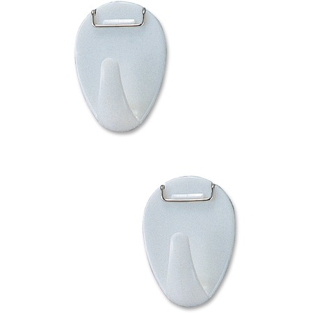 OIC Cubicle Hooks, White
