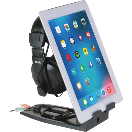 Allsop Headset Hangout, Universal Headphone Stand & Tablet Holder - (31661) ASP31661