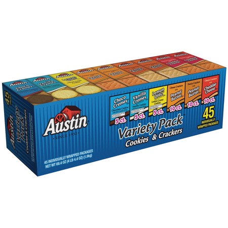 Wholesale Snacks & Cookies: Discounts on Austin® Cookies & Crackers Variety Pack KEB10023