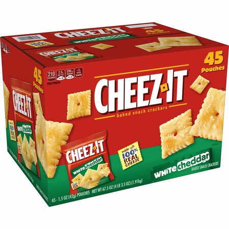 Wholesale Snacks & Cookies: Discounts on Cheez-It® White Cheddar Crackers KEB10892