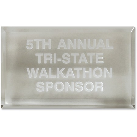 Xstamper Trinity Paperweight Acrylic Award