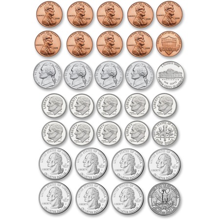 Ashley US Coin Money Set Die-cut Magnets ASH10067