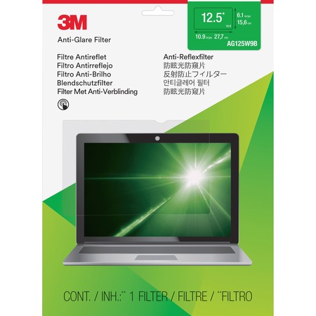 3M Anti-Glare Filter Clear, Matte MMMAG125W9B