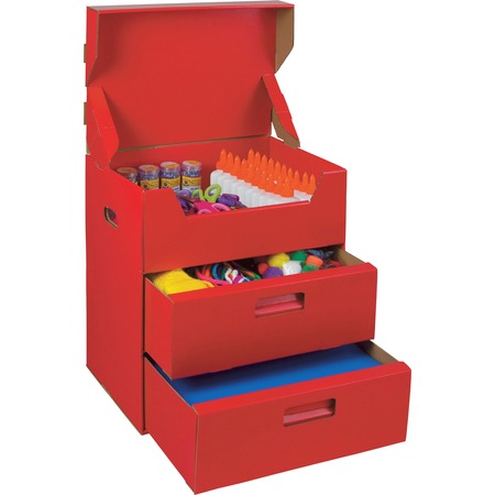 18 Toolbox with Extra Storage Compartments