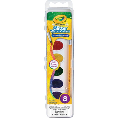 Wholesale Crayola BULK Paints: Discounts on Crayola Washable Glitter Watercolors Set CYO530527