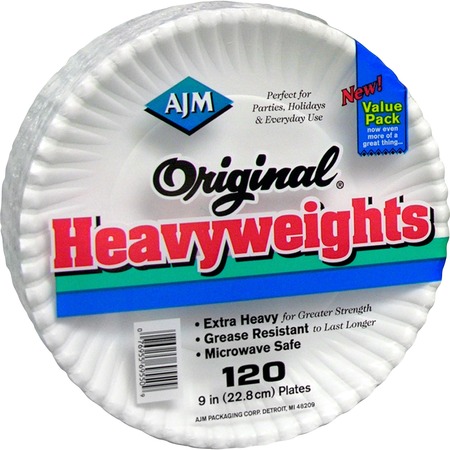 AJM Packaging Original Heavyweights Plates AJMOH9AJBXWH