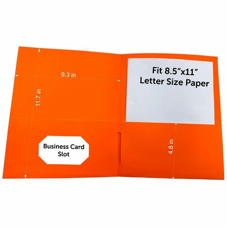Wholesale Pocket Folders: Discounts on Business Source 8-1/2x11 Double Pocket Portfolio BSN78554