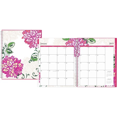 Blue Sky Dahlia Weekly/Monthly Planner