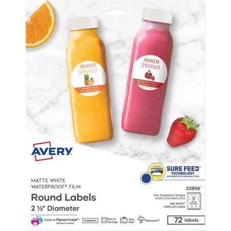Wholesale Round & Oval Labels: Discounts on Avery & reg Durable Round Labels AVE22856