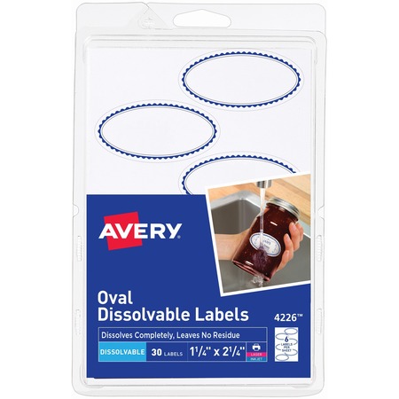 Wholesale ID Labels: Discounts on Avery & reg Rectangle Dissolvable Labels AVE4226