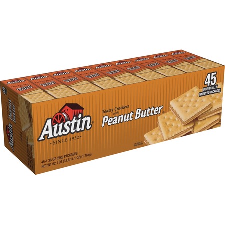 Wholesale Snacks & Cookies: Discounts on Austin Peanut Butter Snack Crackers KEB10021