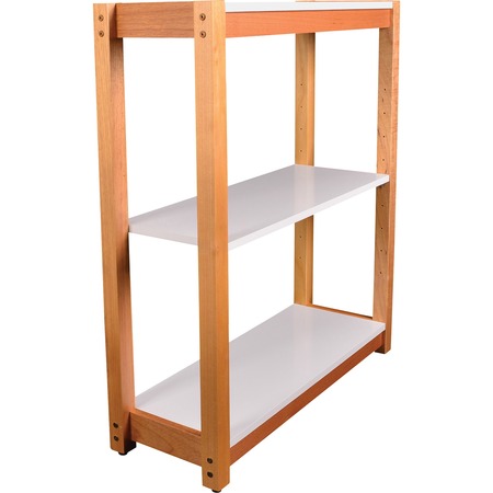 Wholesale Furniture Collection: Discounts on Lorell Mid-century Modern 3-shelf Bookcase LLR34505