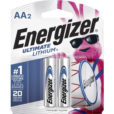 Energizer Ultimate Lithium AA Batteries, 2 Pack