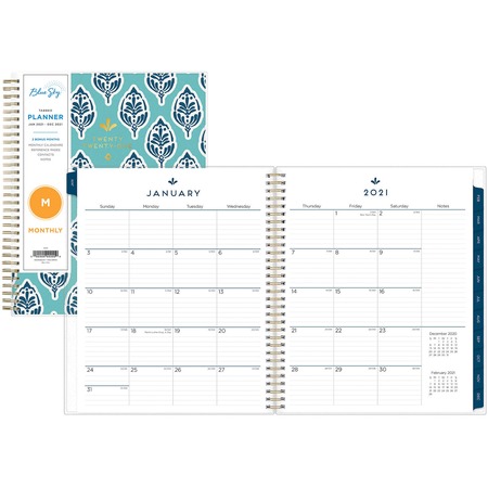 Blue Sky Sullana Collection Monthly Planner