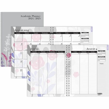 House of Doolittle Academic Wild Flower Weekly/Monthly Planner