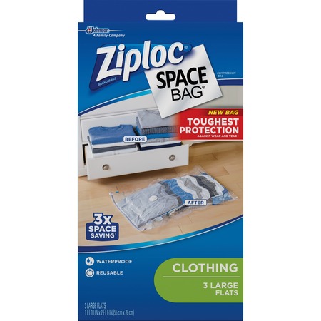 Ziploc Brand Clothing Space Bag