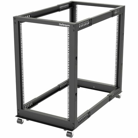 Dynamic 18u Rack StarTech.com 18U Open Frame Rack - 4 Post - Adjustable Depth ...
