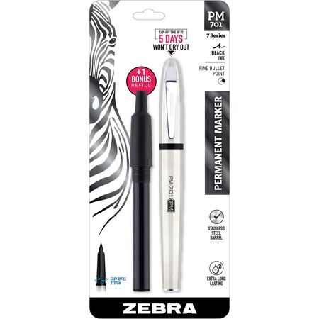 Pen Zebra Pm 701 Refill ZEBRA PM-701 Stainless Steel Permanent